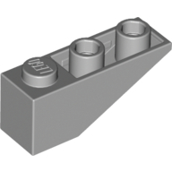 Lego kostka (kostička) 1x3 sklon (šikmá) 25° invertovaná, světle modro šedá (4211489)
